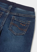 Soft Denim Jogger - Dark