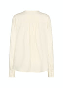 Radia 150 Split Neck Blouse - Cream