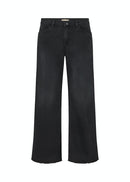 Gustava Straight Leg Jeans - Black Denim
