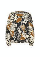 Tamaya Round Neck Blouse - Golden Yellow