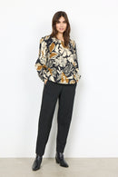 Tamaya Round Neck Blouse - Golden Yellow