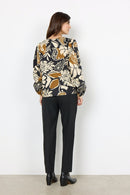 Tamaya Round Neck Blouse - Golden Yellow