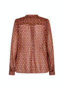 Taimi Print Shirt - Shadow Rose