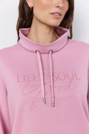 Banu Drawstring Sweatshirt - Shadow Rose