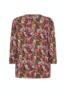 Marica AOP 261 Blouse - Cardinal