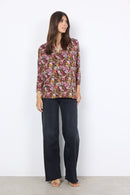 Marica AOP 261 Blouse - Cardinal