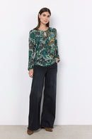 Marica AOP 264 Blouse - Shady Green