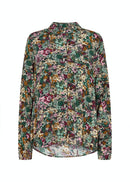 Tasia All Over Print Shirt - Shady Green