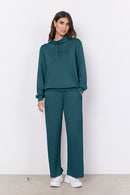 Banu Drawstring Sweatshirt - Shady Green