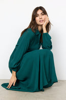 Tabita Shirt Collar Dress - Shady Green