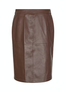 Gunilla 8 High Waist Skirt - Coffee