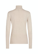 Dollie TurtleNeck Jumper - Cream Melange