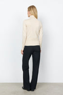 Dollie TurtleNeck Jumper - Cream Melange