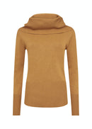 Dollie Shawl Collar Jumper - Golden Yellow Melange