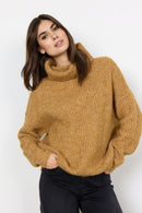 Torino 2 Roll Neck Jumper - Golden Yellow Melange
