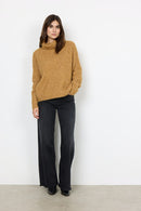 Torino 2 Roll Neck Jumper - Golden Yellow Melange