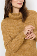 Torino 2 Roll Neck Jumper - Golden Yellow Melange