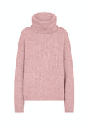 Torino 2 Roll Neck Jumper - Shadow Rose Melange