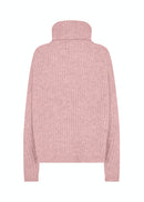 Torino 2 Roll Neck Jumper - Shadow Rose Melange