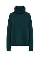 Torino 2 Roll Neck Jumper - Shady Green Melange