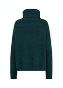 Torino 2 Roll Neck Jumper - Shady Green Melange