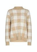 Teona 1 Check Jumper - Sand Melange