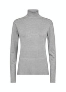 Dollie TurtleNeck Jumper - Grey Melange
