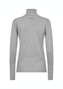 Dollie TurtleNeck Jumper - Grey Melange