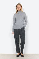 Dollie TurtleNeck Jumper - Grey Melange