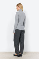 Dollie TurtleNeck Jumper - Grey Melange