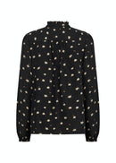 Tama High Neck Shirt - Black