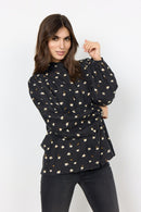 Tama High Neck Shirt - Black