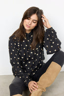 Tama High Neck Shirt - Black