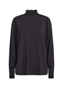 Marica 253 High Neck Blouse - Black