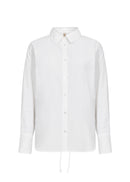 Netti 109 Drawstring Shirt - White