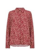 Van 2 Abstract Print Shirt - Red Combi