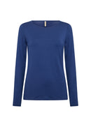 Marica 217 Round Neck Blouse - Estate Blue
