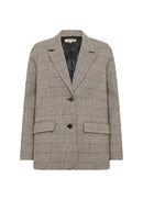 Venetia 1 Check Blazer - Sand