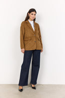 Vesna 2 Flap Pocket Blazer - Desert Brown
