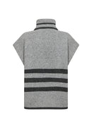 Virginia 1 Sleeveless Jumper - Medium Grey Melange Combi