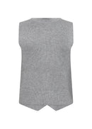 Kanita 27 V Neck Waistcoat - Grey Melange