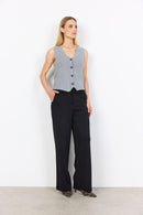 Kanita 27 V Neck Waistcoat - Grey Melange