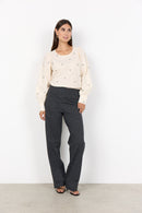 Vinja 4 Straight Leg Trouser - Dark Earth Melange