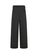 Vagna 5 Wide leg Trouser - Dark Earth Melange