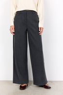 Vagna 5 Wide leg Trouser - Dark Earth Melange