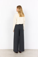 Vagna 5 Wide leg Trouser - Dark Earth Melange