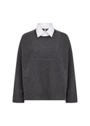 Vagna 6 2 Tone Blouse - Dark Earth Melange