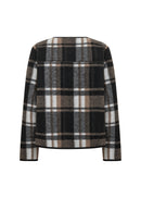 Vocal 1 Plaid Print Jacket - Black Combi