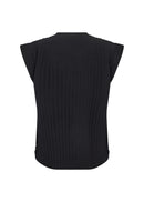 Verna1 Embroidered Waistcoat - Black Combi