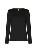 Marica 217 Round Neck Blouse - Black